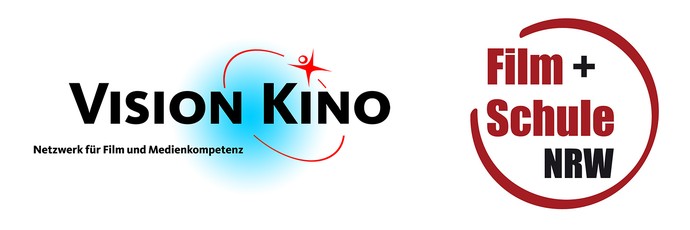 Logos von VISION KINO und FILM+SCHULE NRW